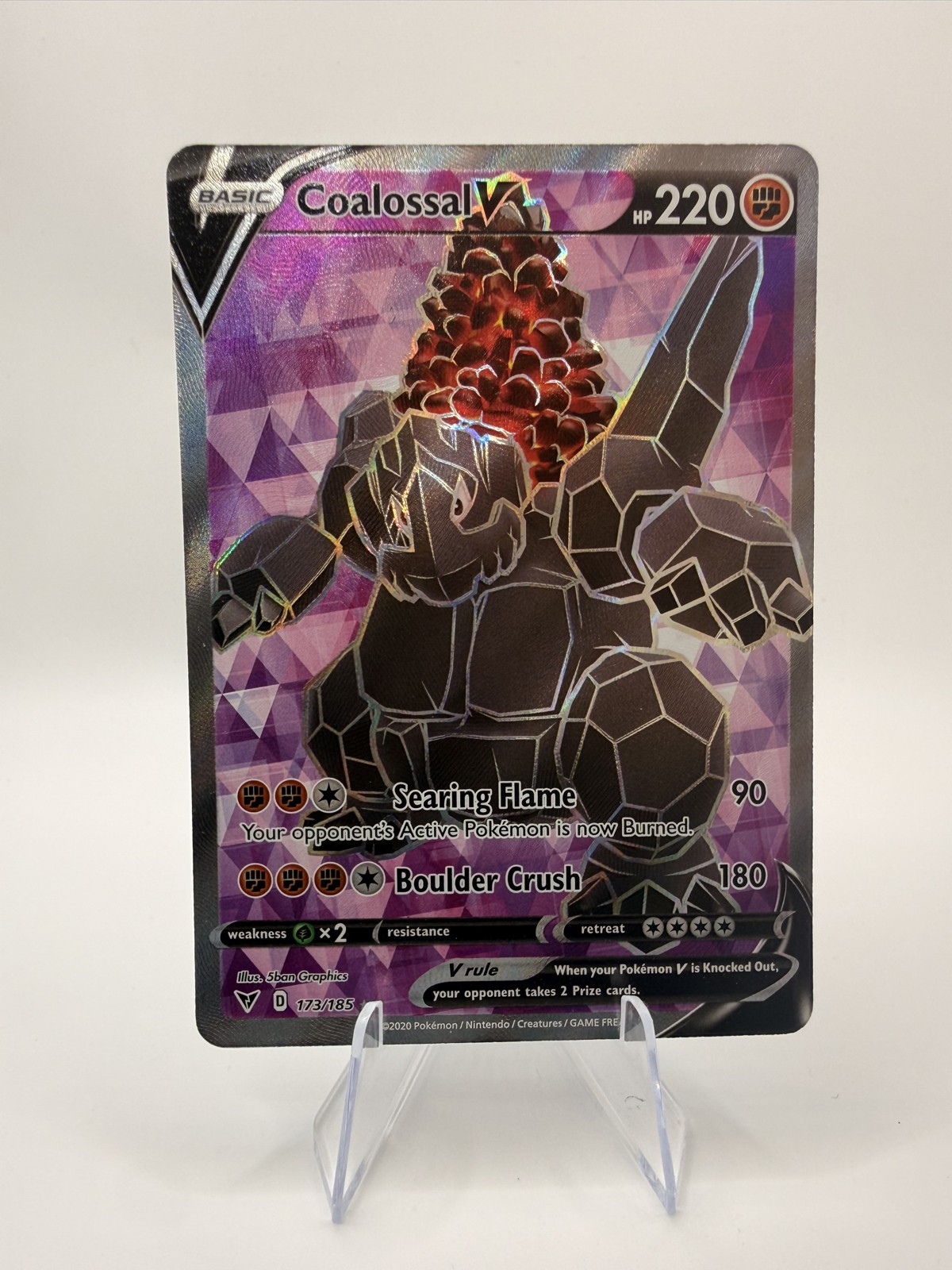 Coalossal V (Full Art) 173/185 Swsh04: Vivid Voltage Holo