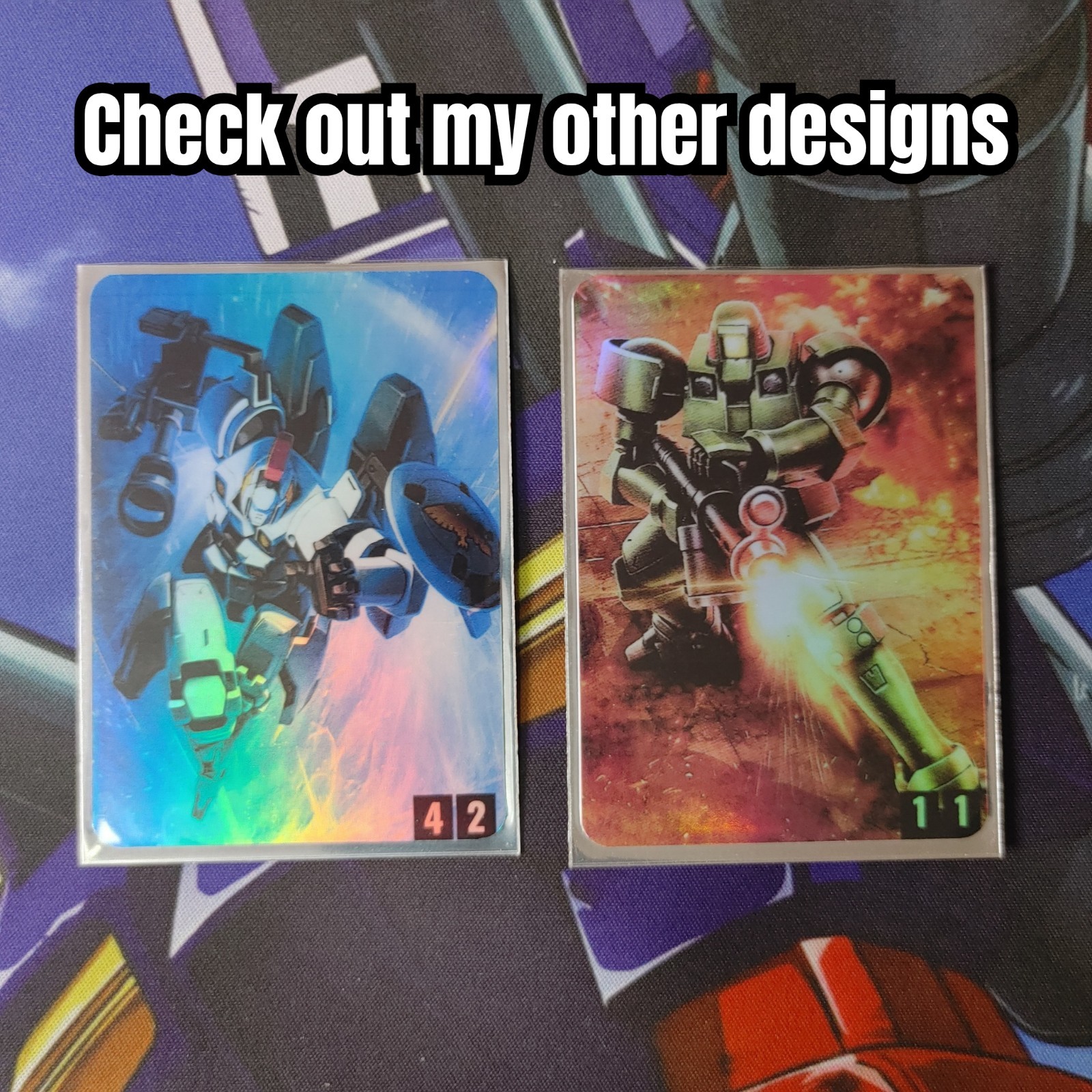 Char Aznable Burger EX Resource Foil Gundam Card Game Custom