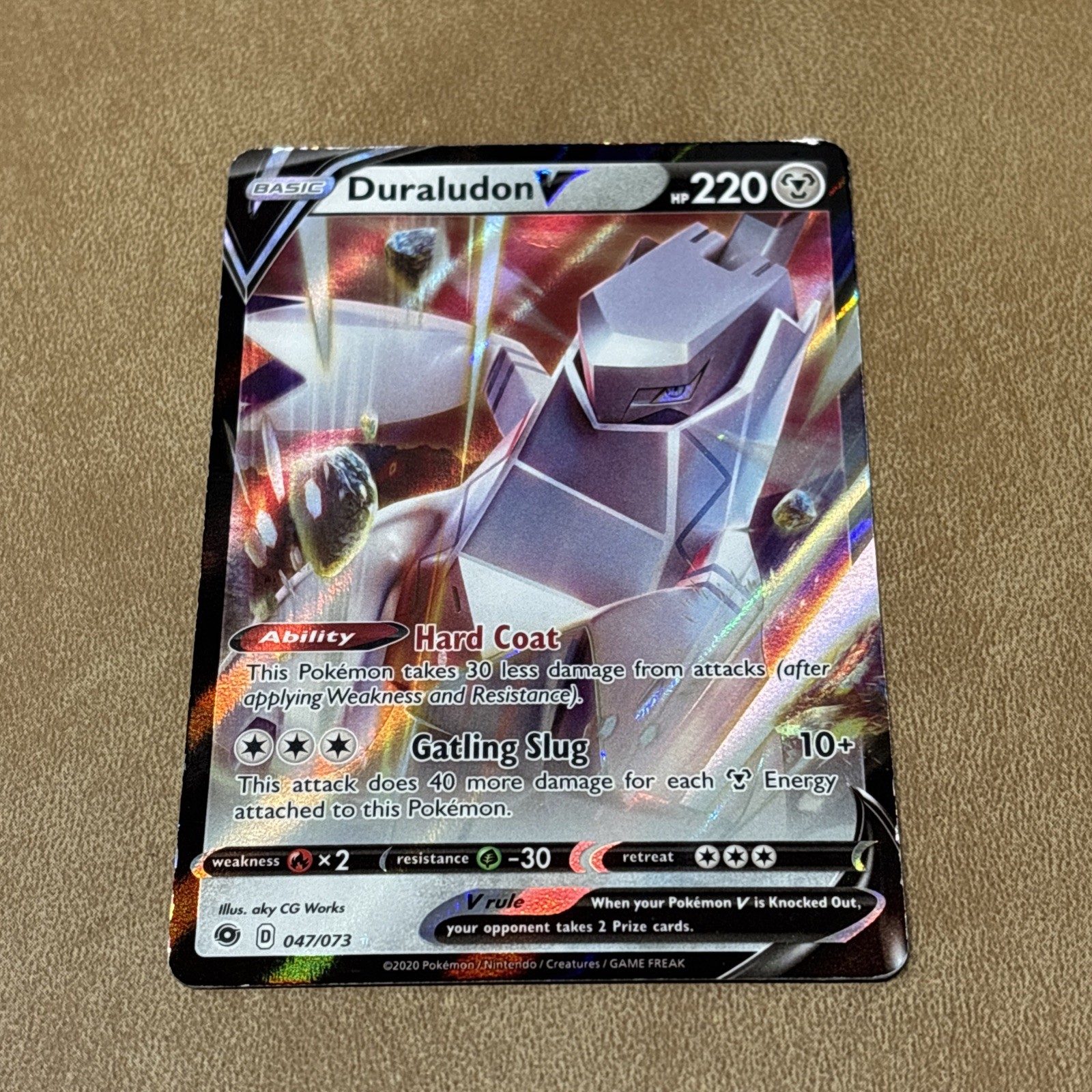 Pokémon TCG Duraludon V Champion’s Path 047/073 Holo Ultra Rare