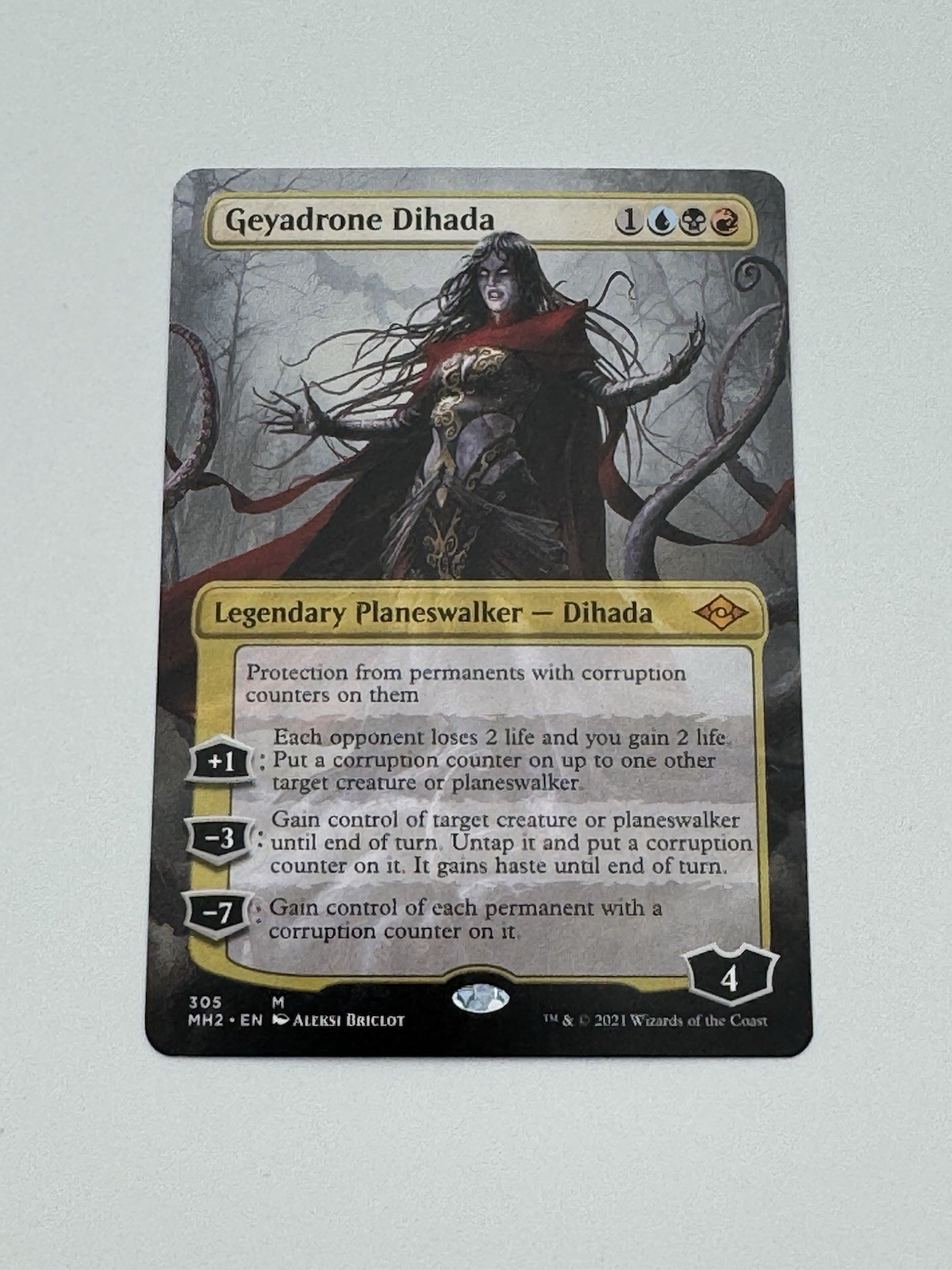 MTG Geyadrone Dihada Borderless Planeswalker Modern Horizons 2 MH2 Magic MTG NM