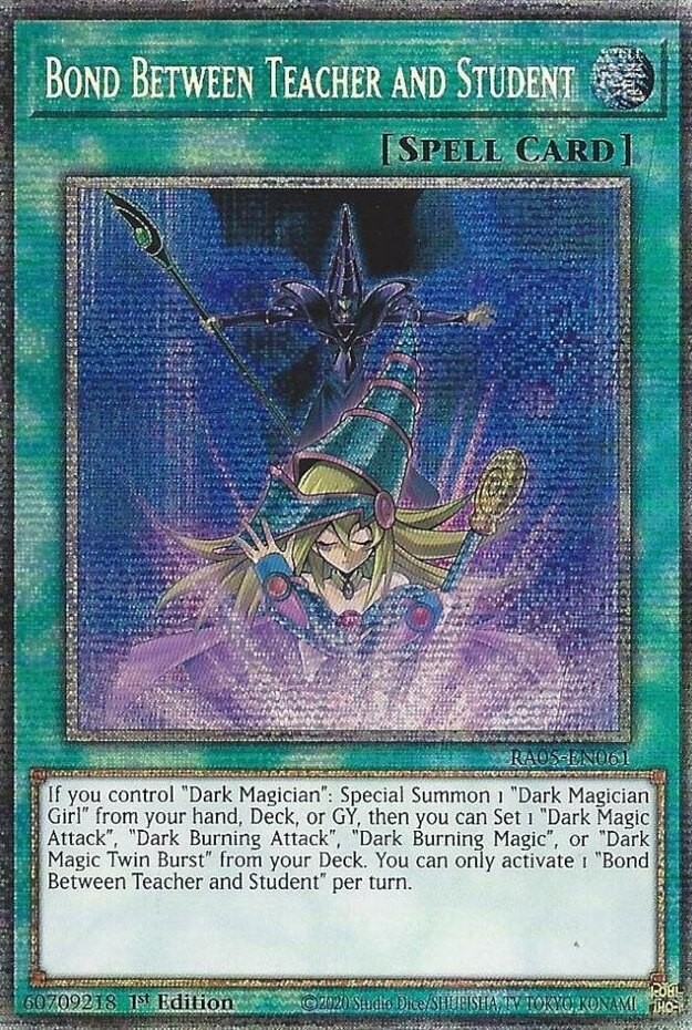 Yugioh! Bond Between Teacher and Student – RA05-EN061 – Starlight Rare – 1st Edi