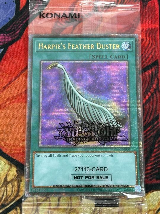 Harpie’s Feather Duster (Alt Art) – Early Days Collection Promo Card SEALED