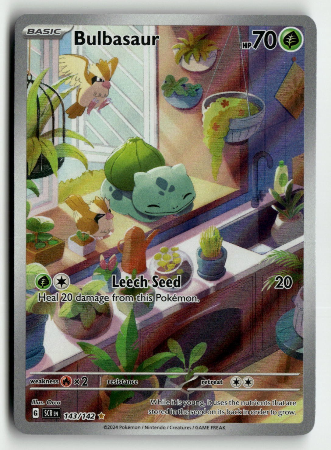 Bulbasaur – SV07: Stellar Crown (SCR) 143/142 Pokemon