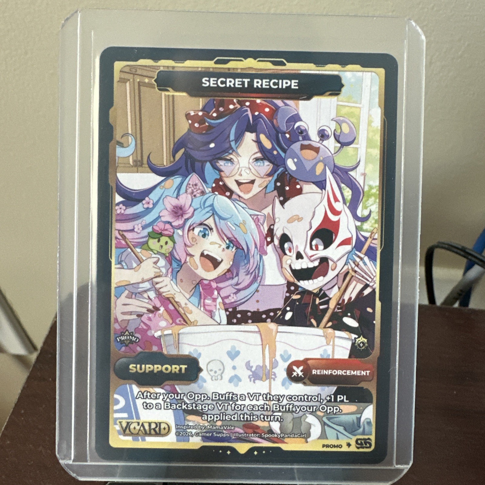 Gamersupps MamaVale: “Secret Recipe” VCard Promo Card Non-Holo