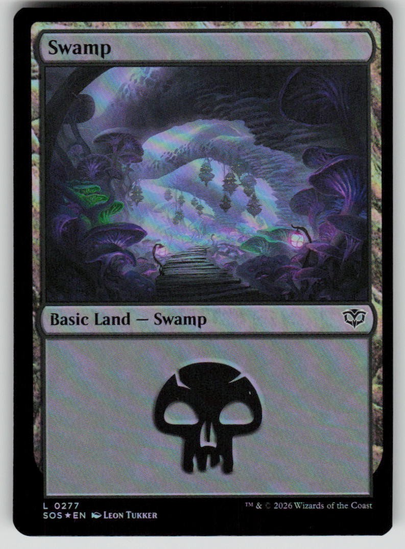 Swamp (0277) Foil Land Secrets of Strixhaven 277 MTG Near Mint 2026