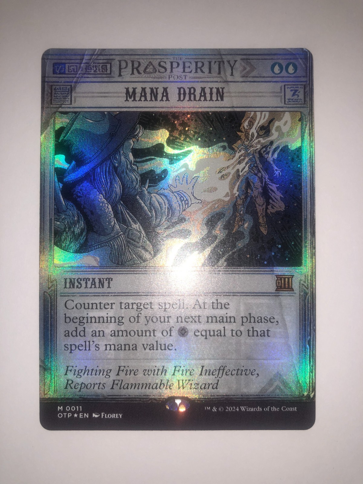 MTG Mana Drain Foil – Outlaws of Thunder Junction – Never Played – Mint