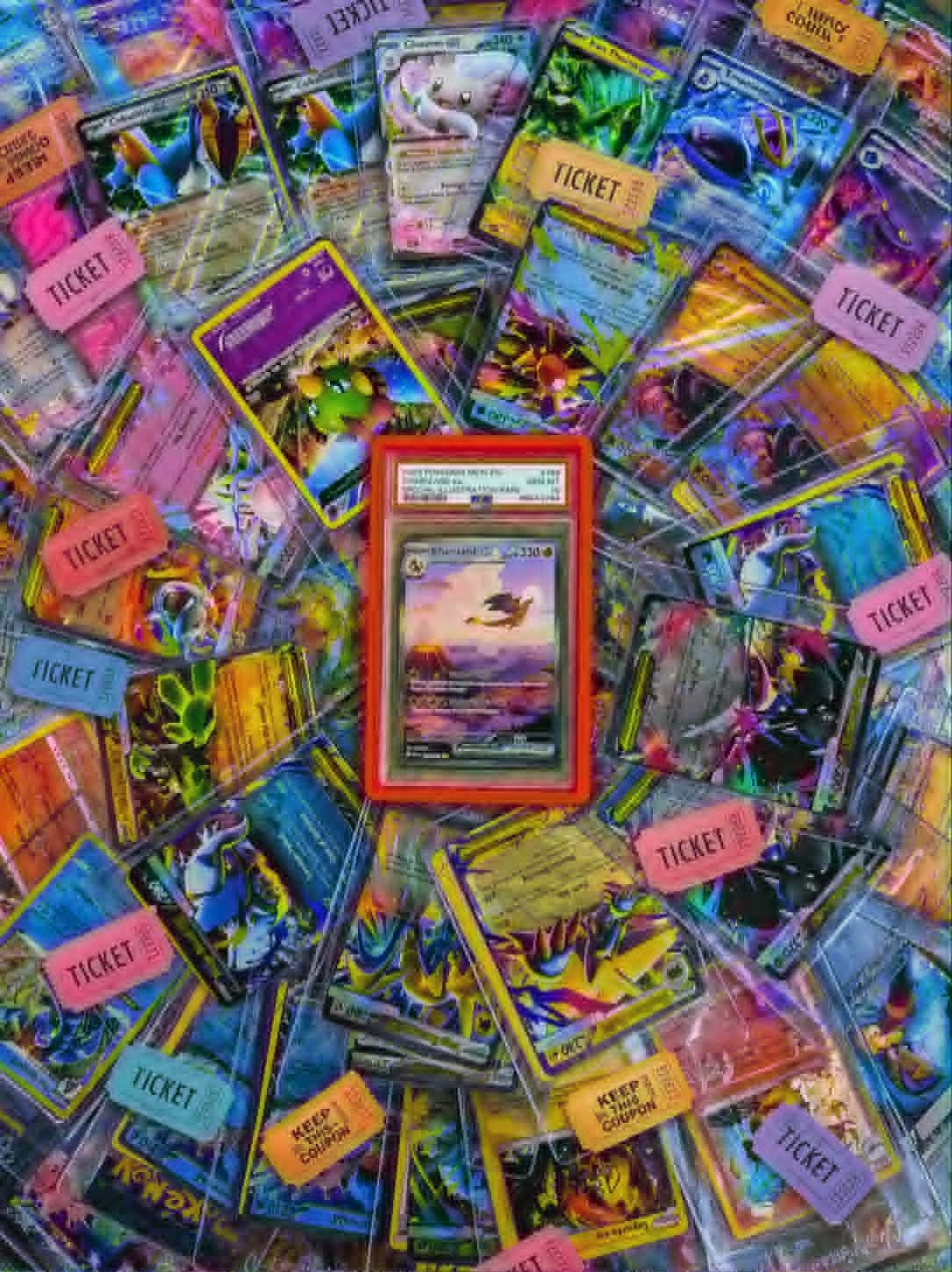 Mystery Grab Pokemon TCG – Charizard ex – SV: 151 PSA 10 (read description)