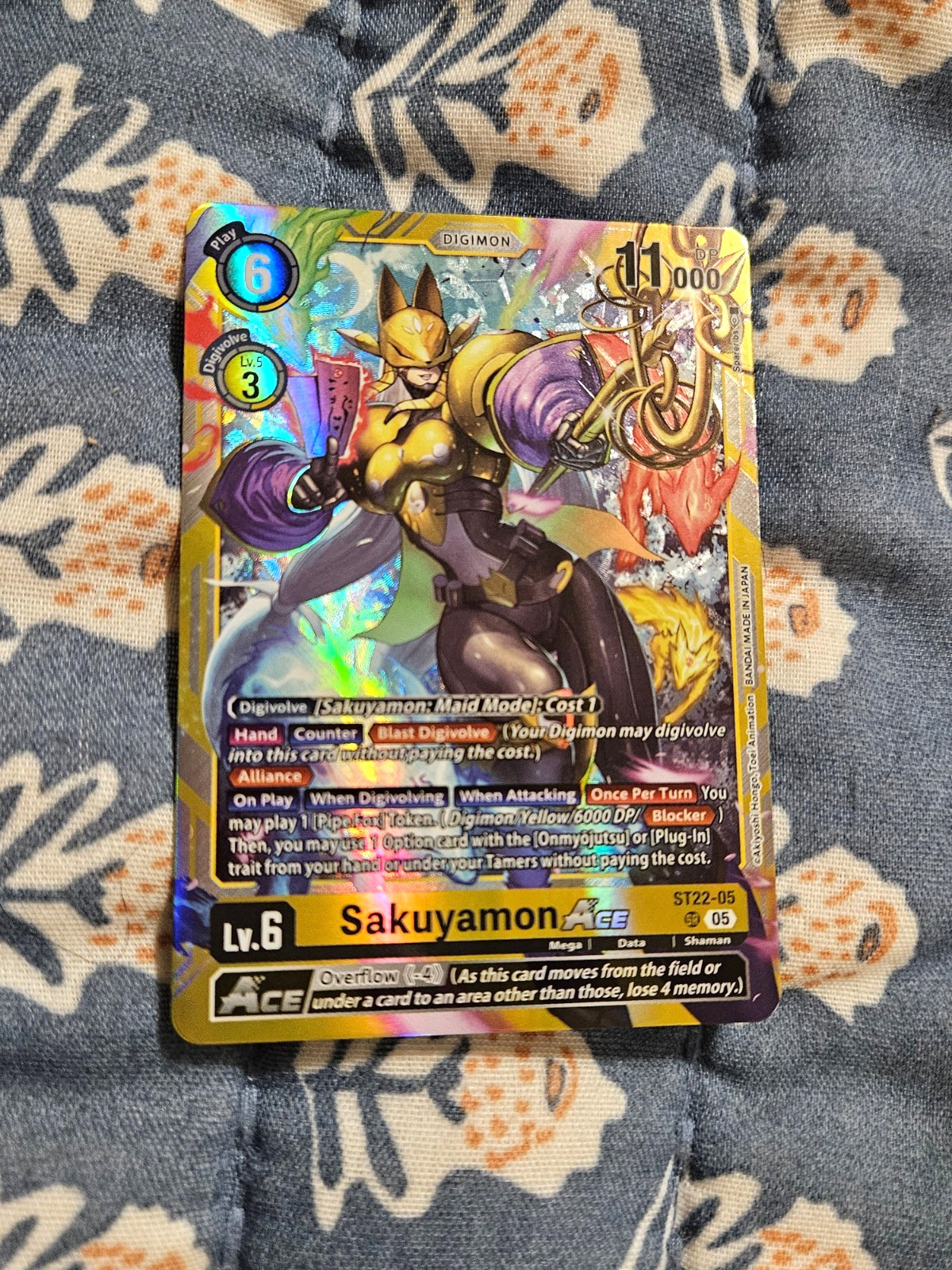 Sakuyamon ACE (Super Rare) Starter Deck 22: Amethyst Mandala – Set ST2 – Digimon