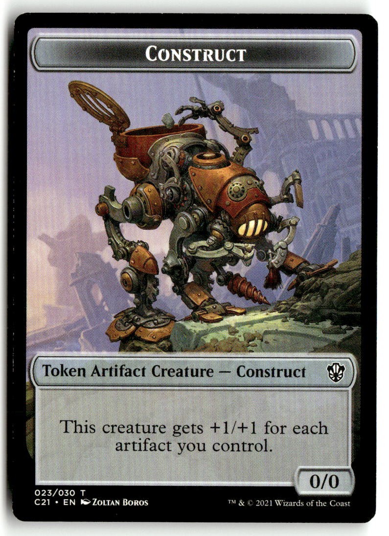 Copy // Construct Token LP 30 // 23 Commander 2021 MTG