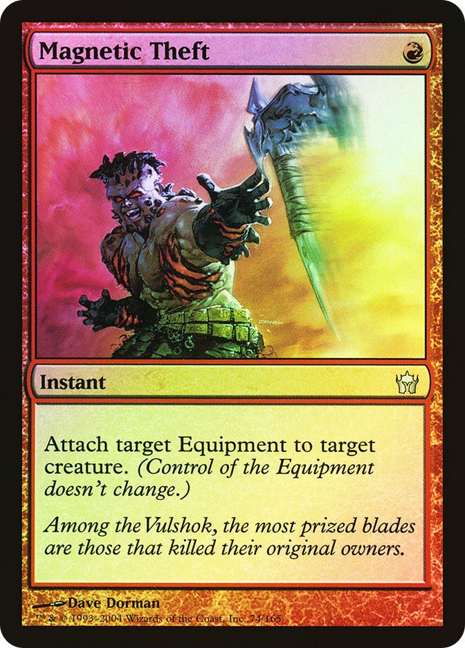 MTG FOIL Magnetic Theft – Fifth Dawn #074