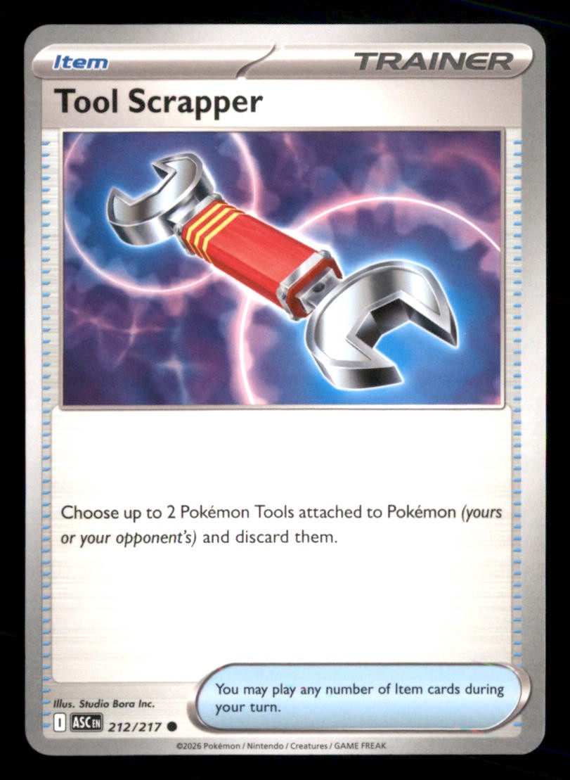 Tool Scrapper 212/217 Common Ascended Heroes Pokemon Near Mint