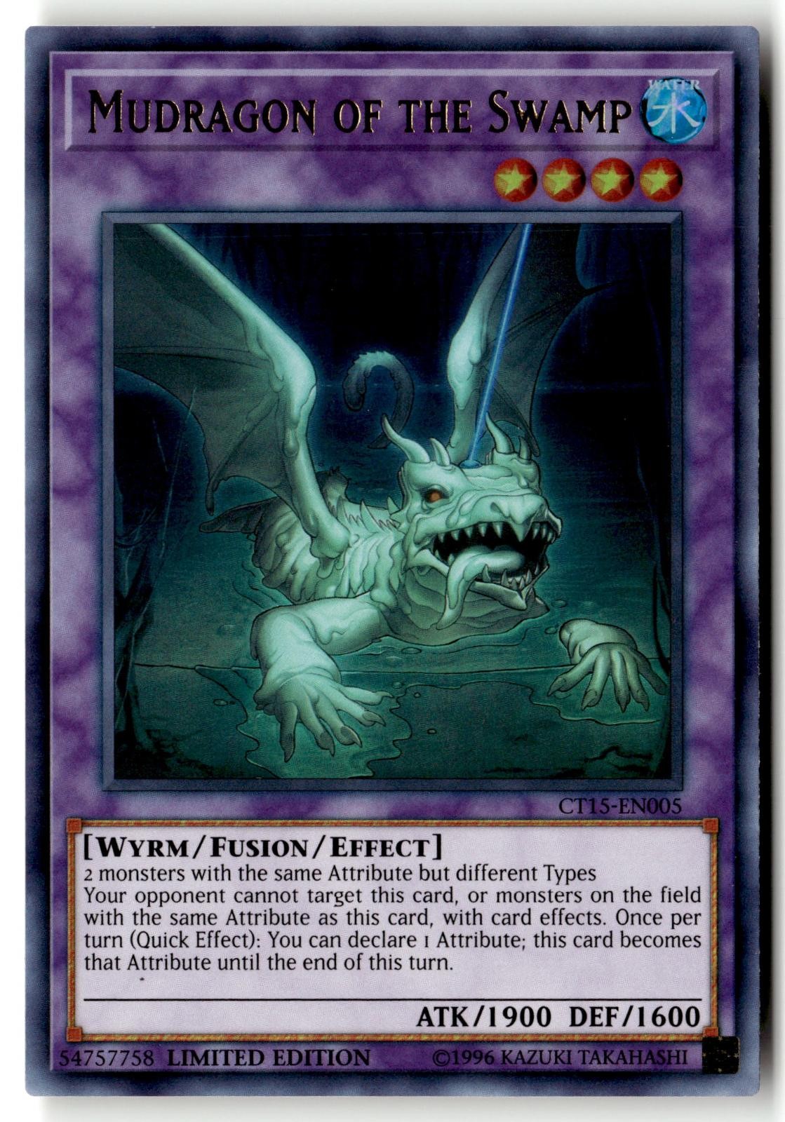 Mudragon of the Swamp CT15-EN005 Ultra Rare Yu-Gi-Oh Limited Lightly Played