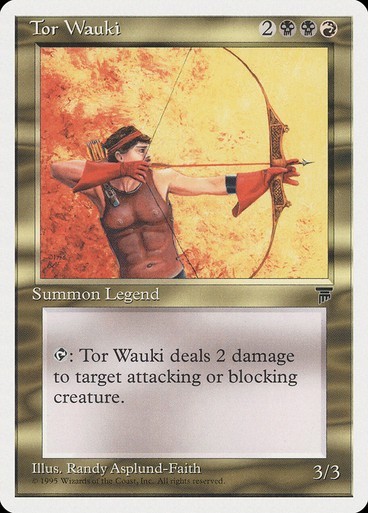 Tor Wauki NM/M Chronicles Multicolor Legendary Mtg Magic English Regular