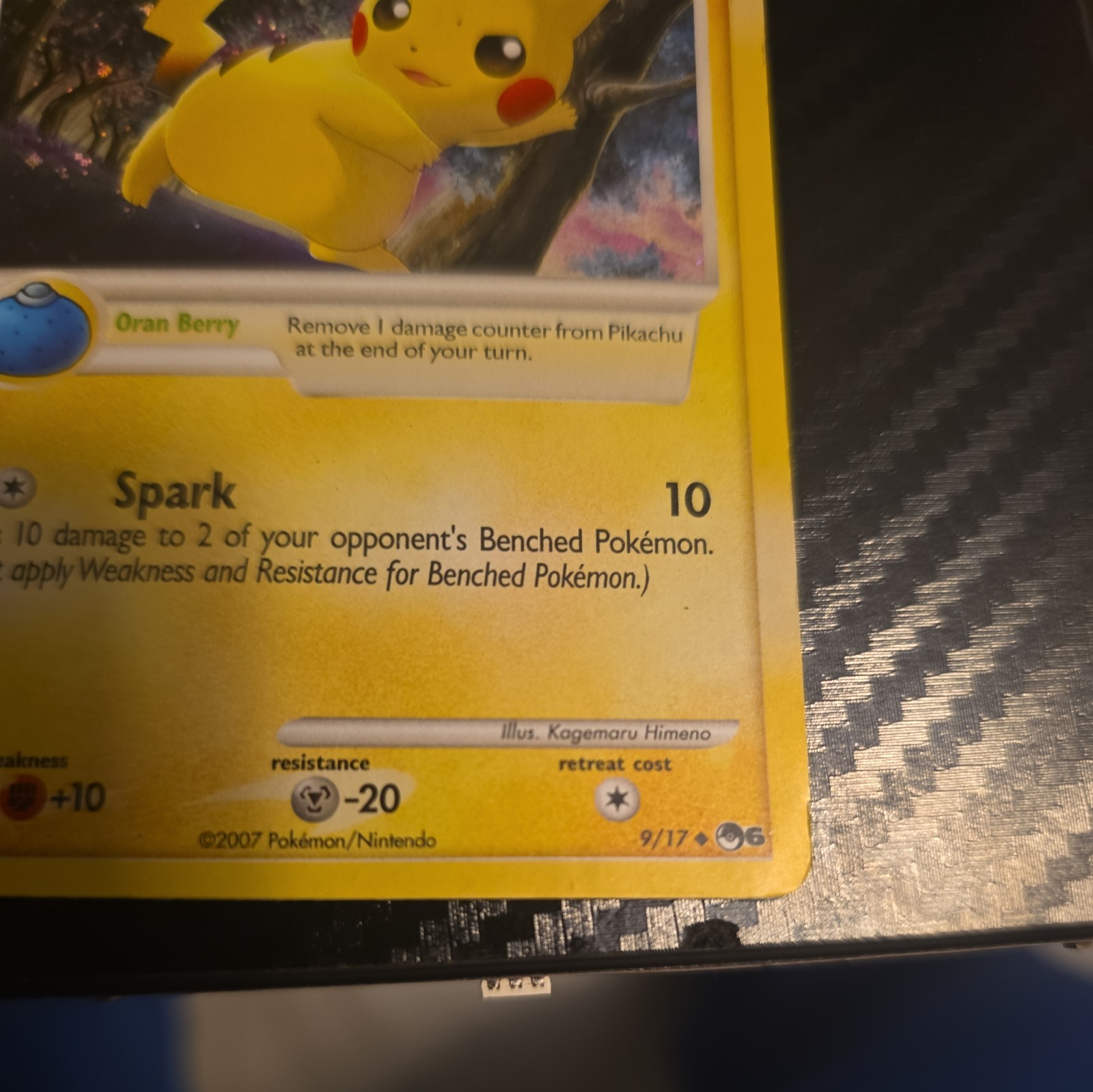 2007 Pokemon POP Series 6 Pikachu #9/17