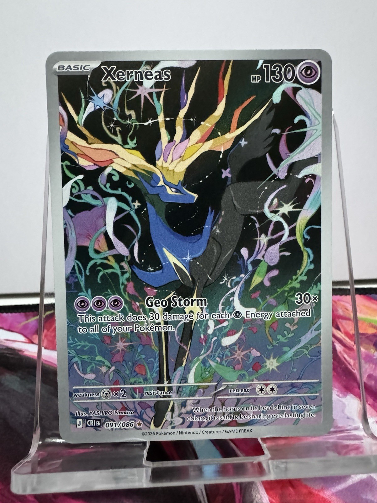 Xerneas 091/086 Me04: Chaos Rising Holo