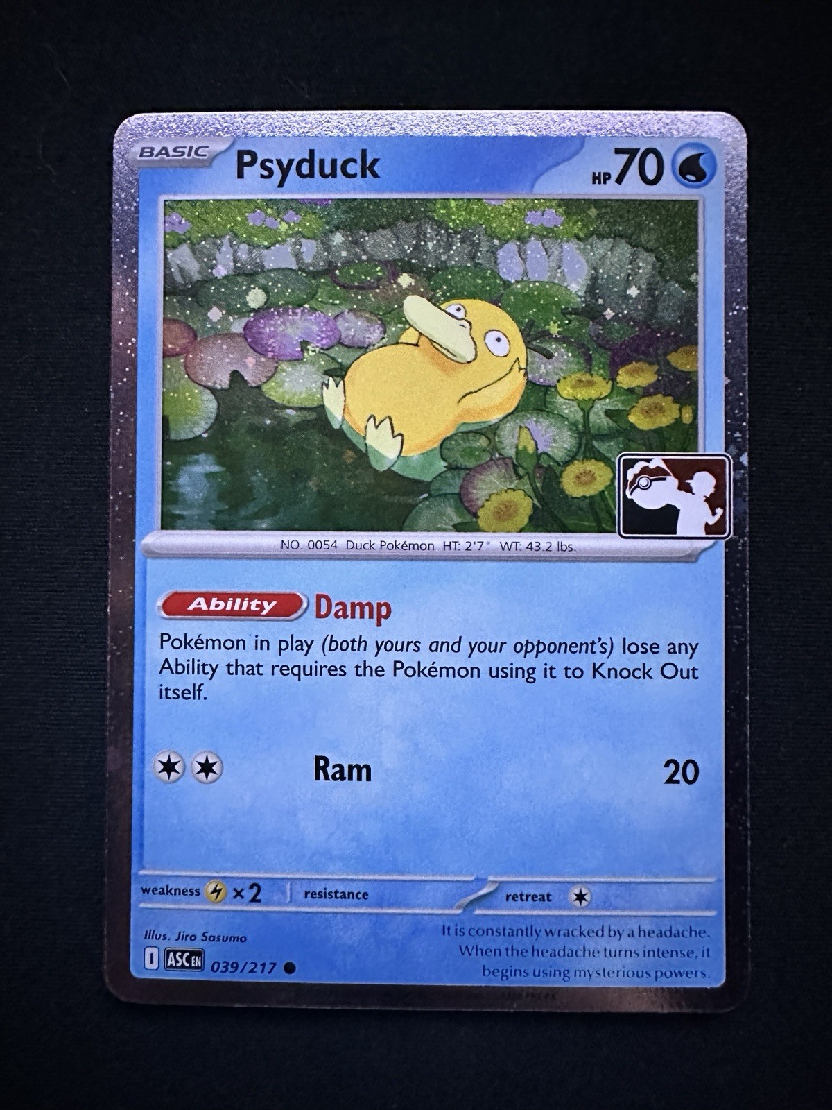 Psyduck – (Cosmos Holo) 039/217 Prize Pack Series Cards Holo SWIRL