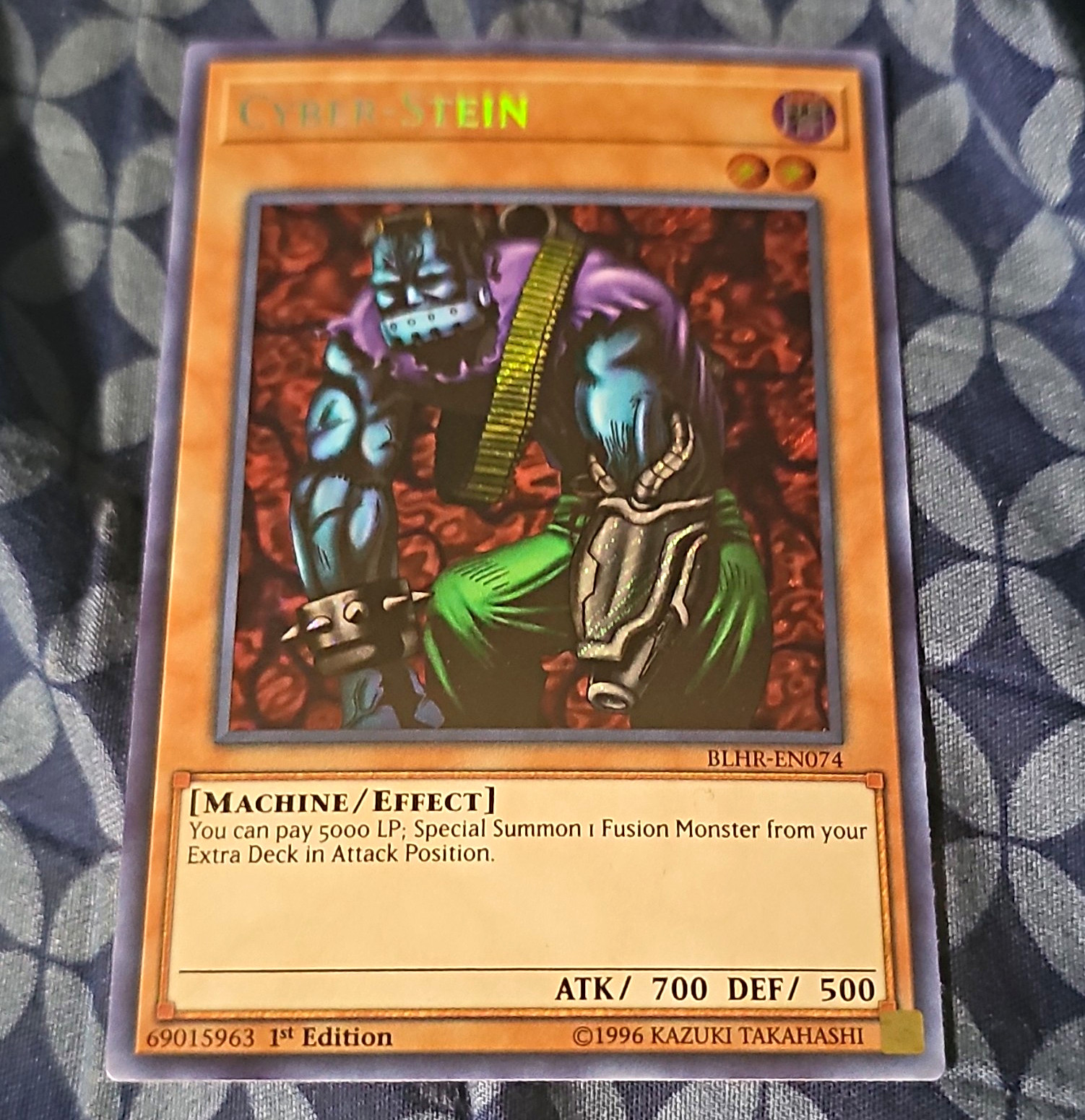 Konami Cyber-Stein BLHR-EN074 1st Edition Secret Rare Holo EN Effect