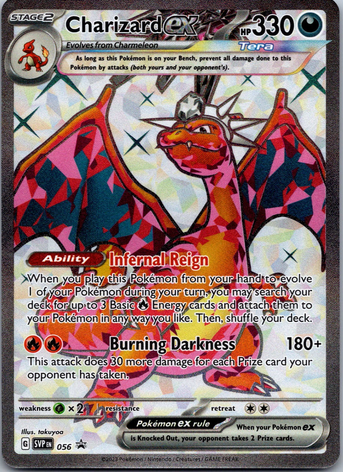 Charizard ex – Promo SVP SV: Scarlet & Violet Promo Cards 056 NM Daisuke Ito