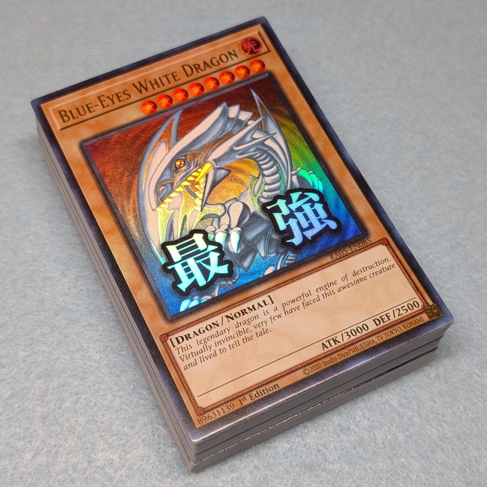Yugioh Seto Kaiba Premium 64 Card Deck Blue Eyes White Dragon + XYZ Cannon NM