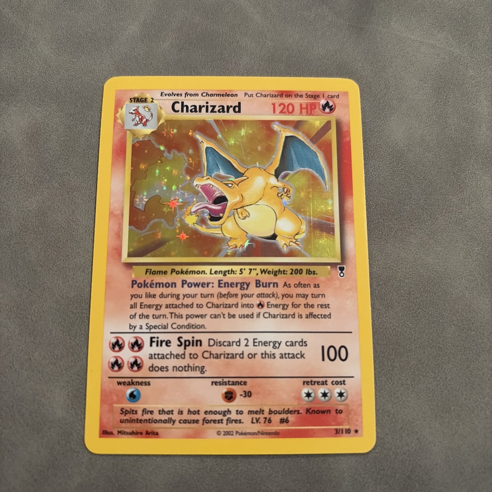 Charizard (3/110) Holo Legendary Collection Pokemon Card! NM LP