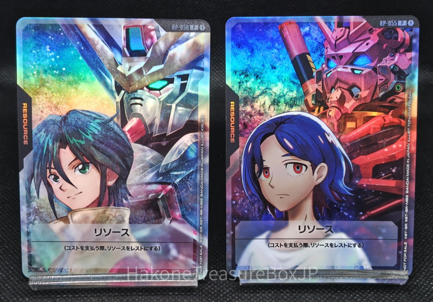 Gundam Card Game Resource Garrod x Shuji RP-055 RP-056 Set of 2 Japanese