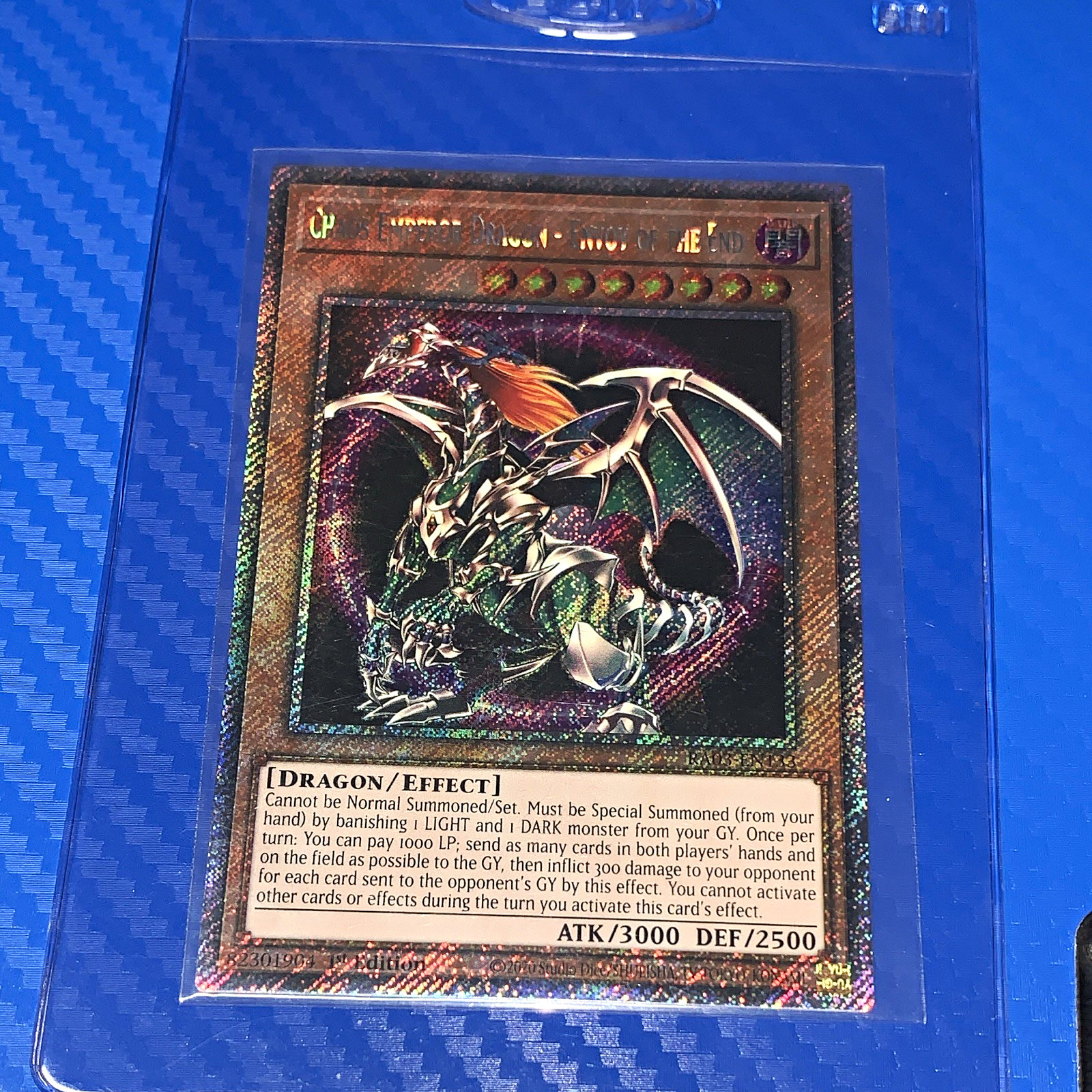 Konami Yu-Gi-Oh! TCG Chaos Emperor Dragon IOC-000 Secret Foil EN 1st Ed 💎