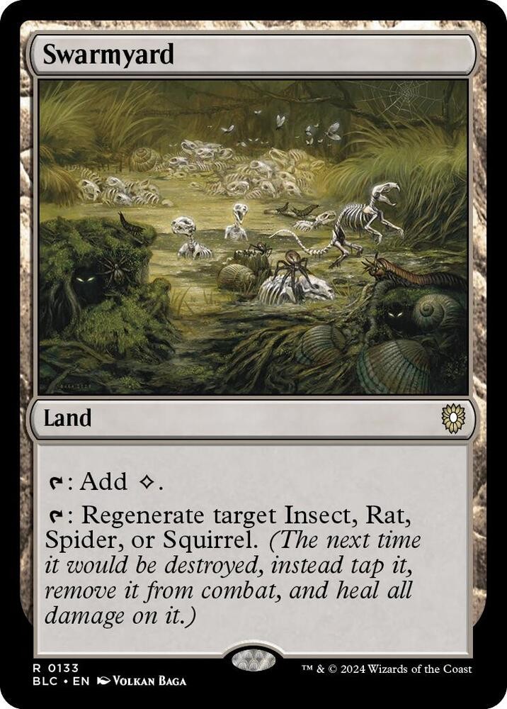 1x Swarmyard – Commander: Bloomburrow – NM – MTG