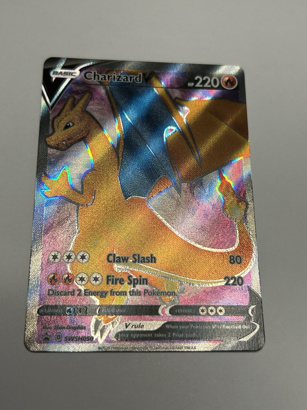 Charizard V SWSH050 SWSH: Sword & Shield Promo Cards Holo