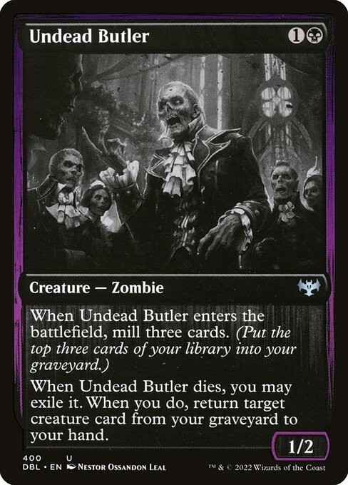 Undead Butler NonFoil Innistrad: Double Feature 400 NM MTG