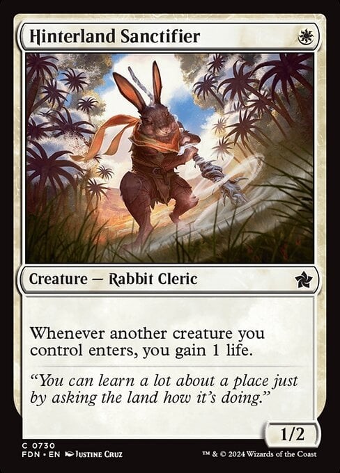 Hinterland Sanctifier – Foundations – MTG