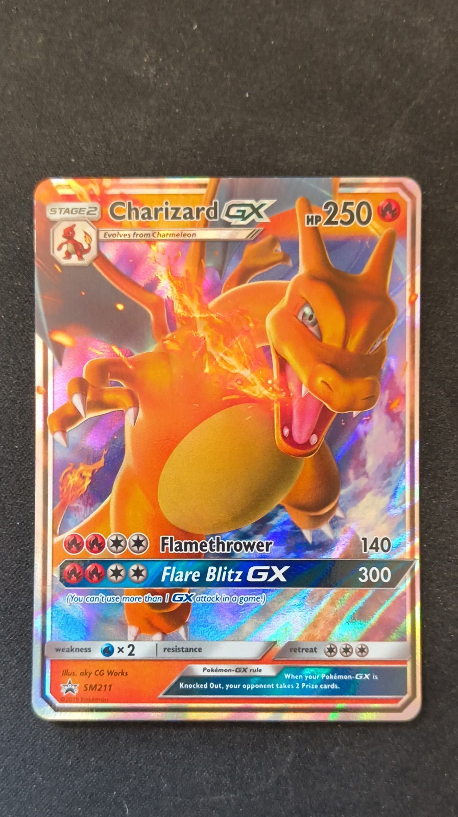 Charizard GX SM211 Sm Holo