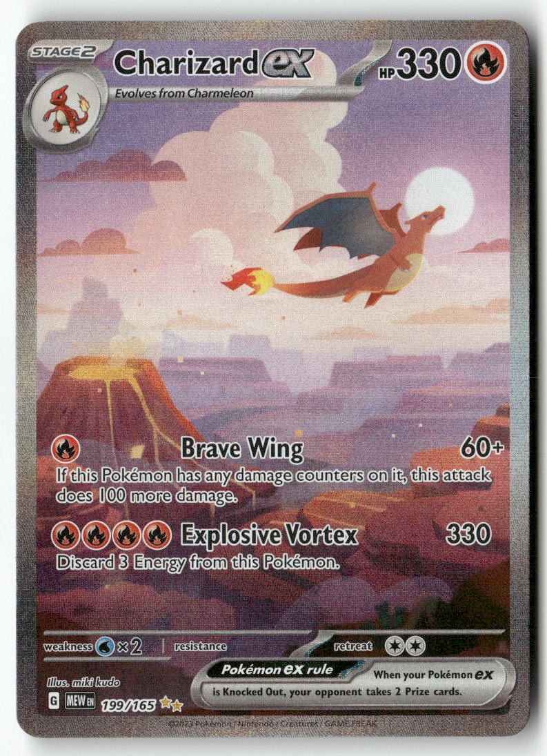 Charizard ex [MEW – 199/165] Holofoil Special Illustration Rare SV: Scarlet &…
