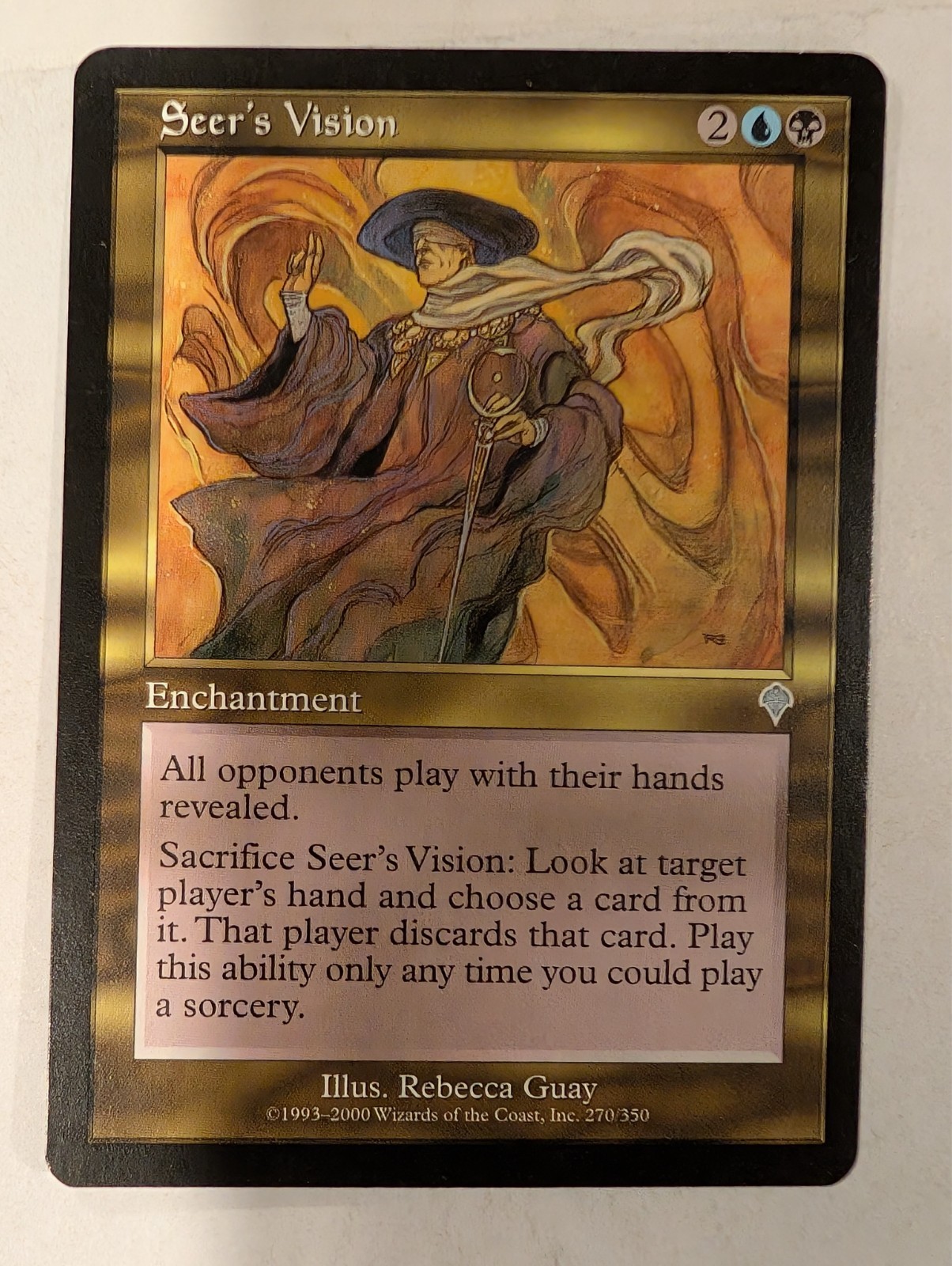 Seer’s Vision – Invasion – Magic the Gathering MTG Nice!