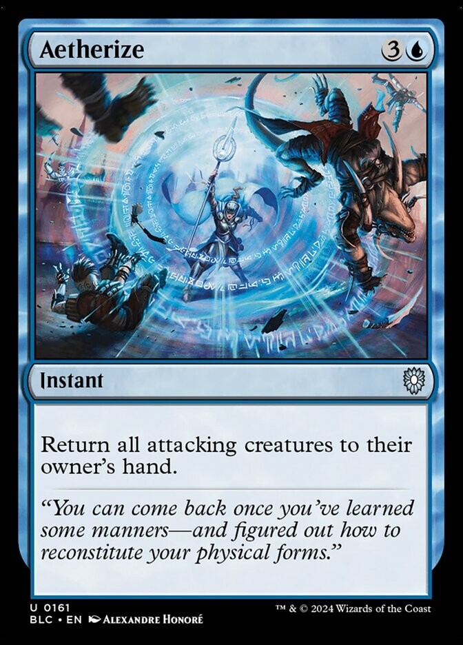 Aetherize 0161 Non Foil Uncommon Bloomburrow Commander MTG NM