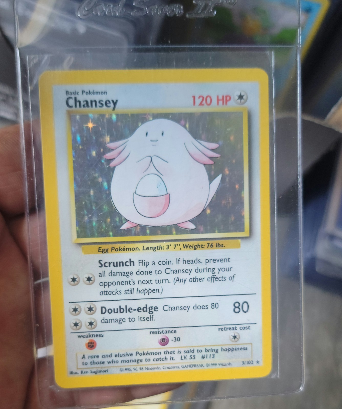 Chansey 003/102 Base Set Holo