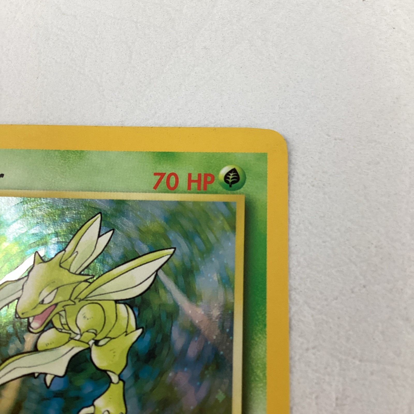 Scyther 017/130 Base Set 2 Pokemon TCG Card Holo Rare Vintage 2000