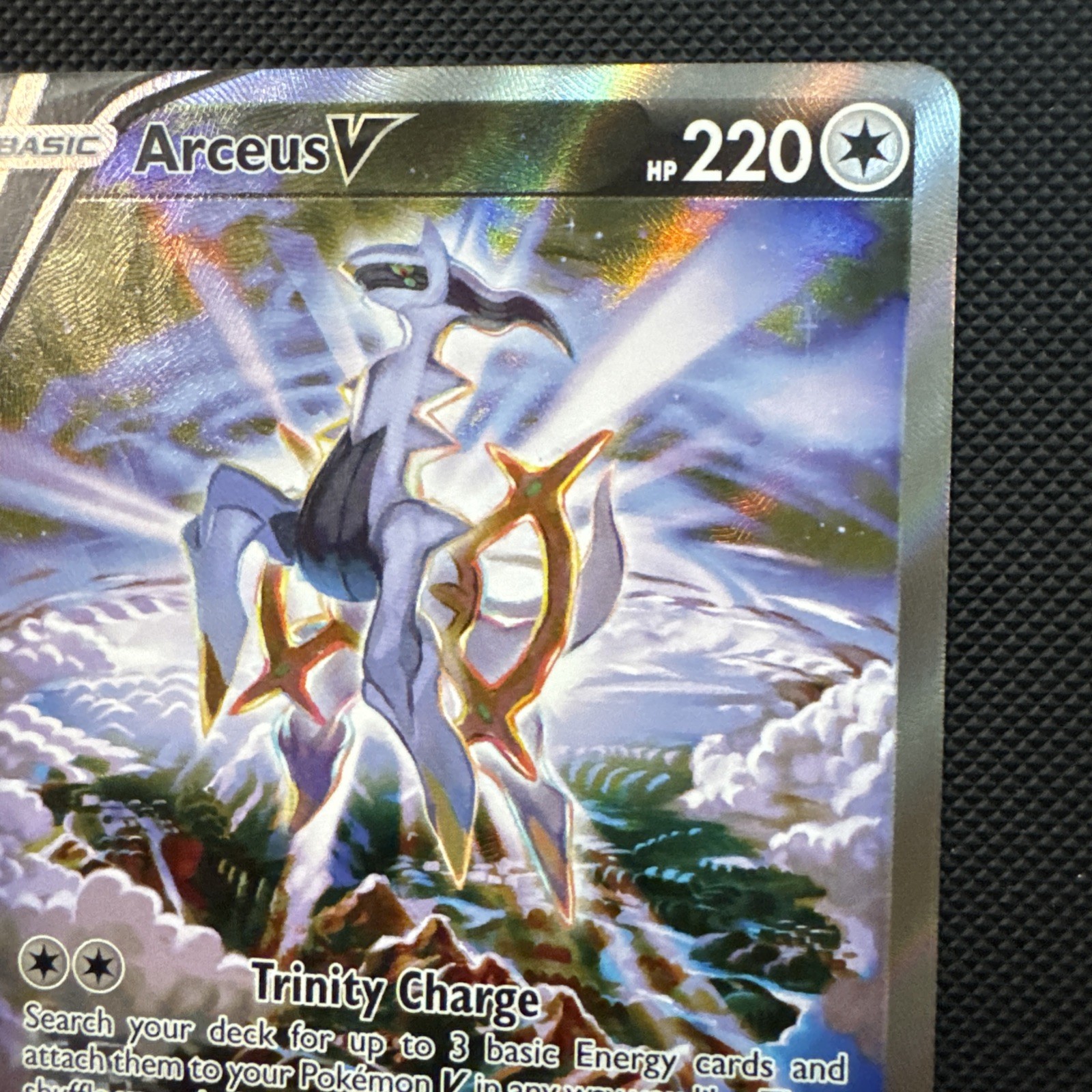 Pokémon Arceus V 166/172 Sword & Shield Brilliant Stars Alternate Full Art NM