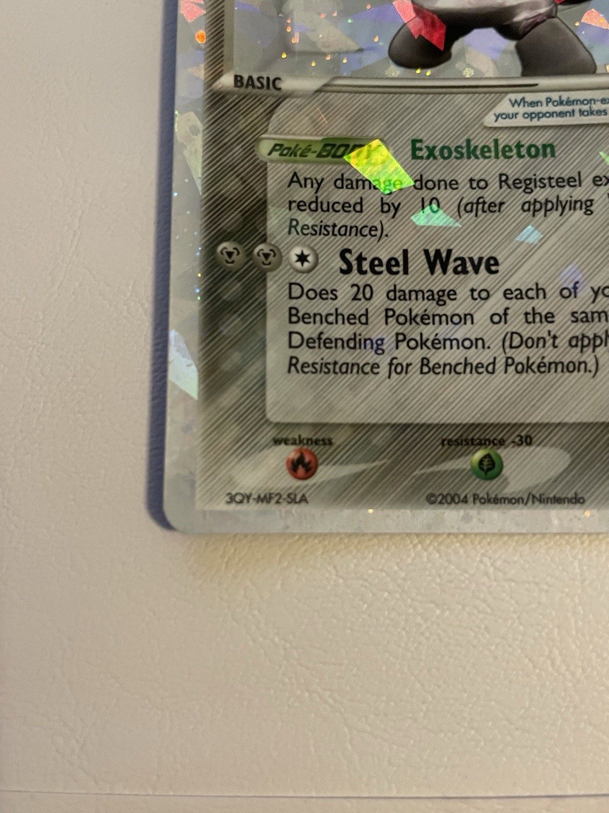 Registeel ex 99/101 EX Hidden Legends Holo Ultra Rare English 90HP Basic