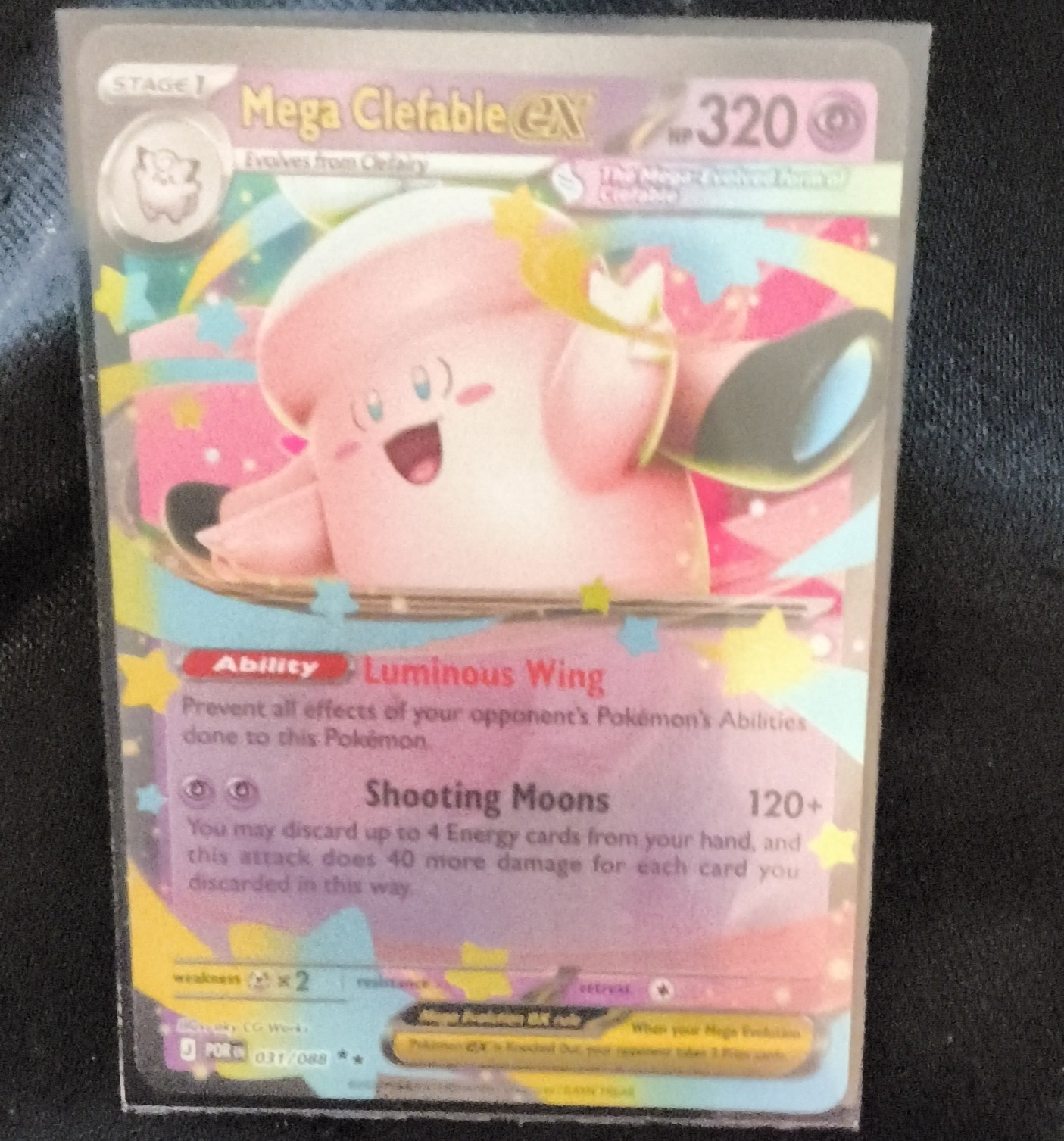 Pokemon TCG Mega Clefable EX 111/162 XY BREAKthrough Ultra Rare Holo English