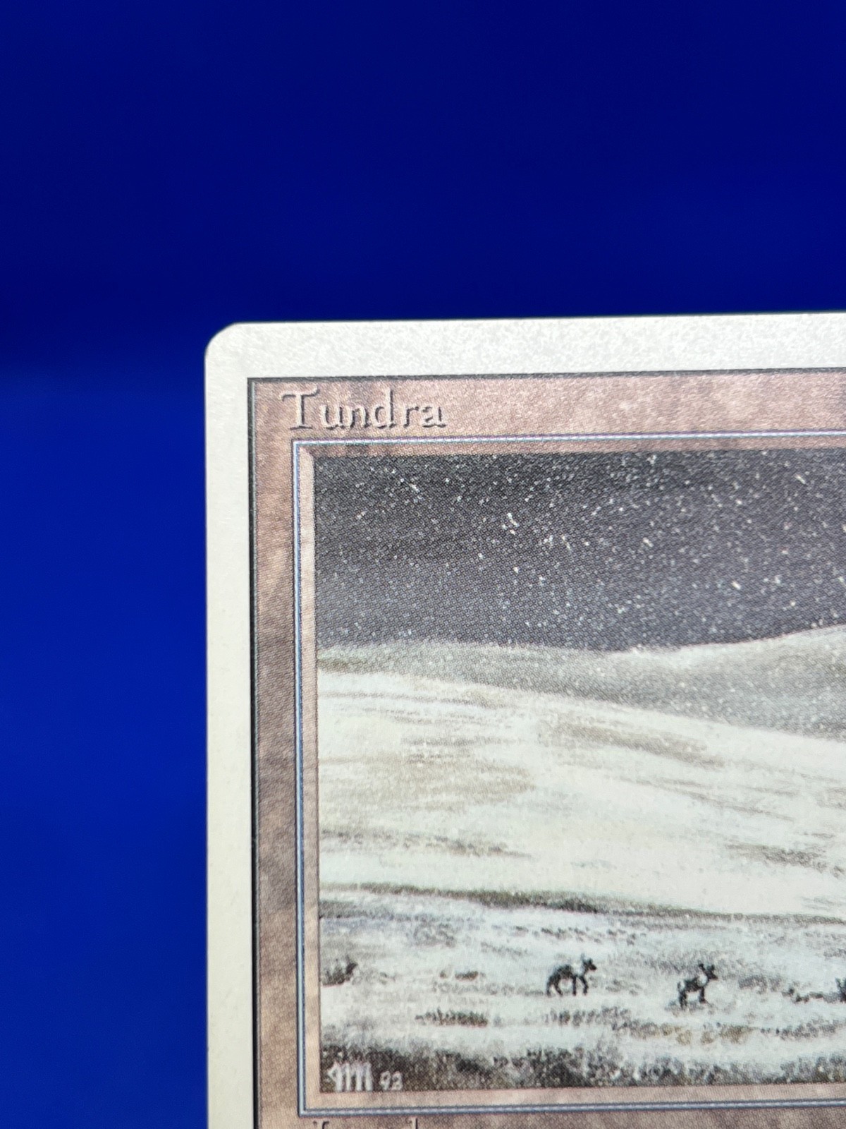 VTG Magic the Gathering Revised Edition Tundra Dual Land Reserved List LP/MP