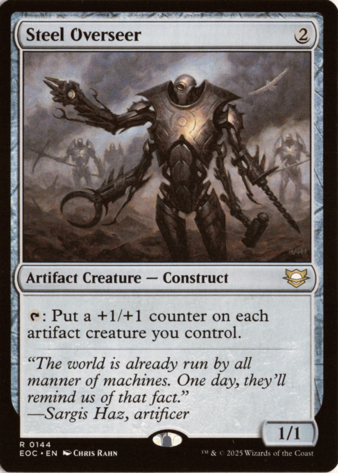 Steel Overseer 144 EOC Commander: Edge of Eternities NM