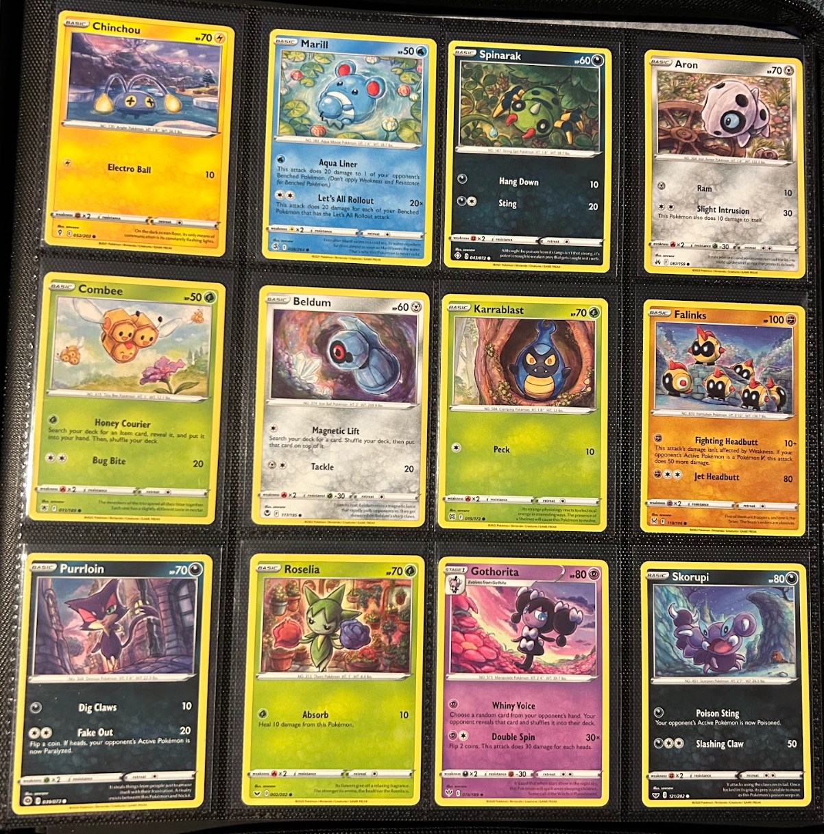 Pokemon sowsow Illustration Set (19 Unique Card Artworks + 5 Rev Holos)