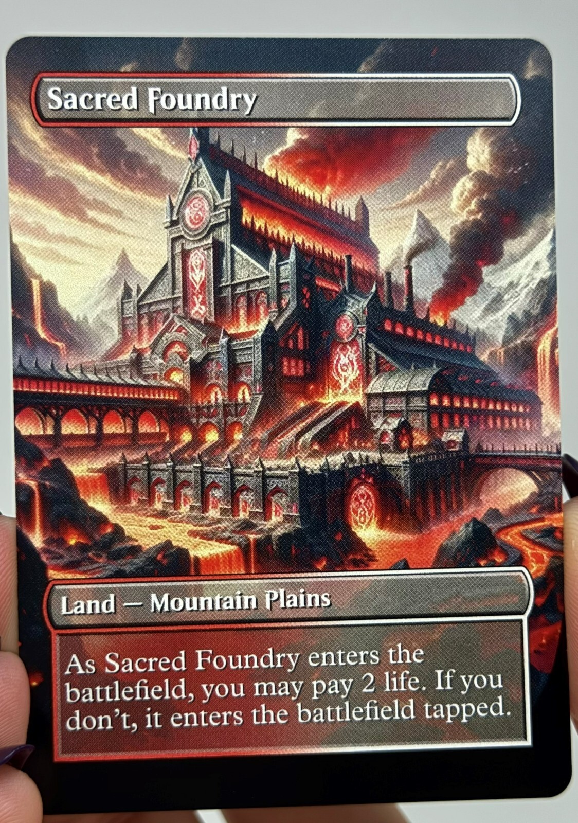 Sacred Foundry Proxy Card with Custom designed art