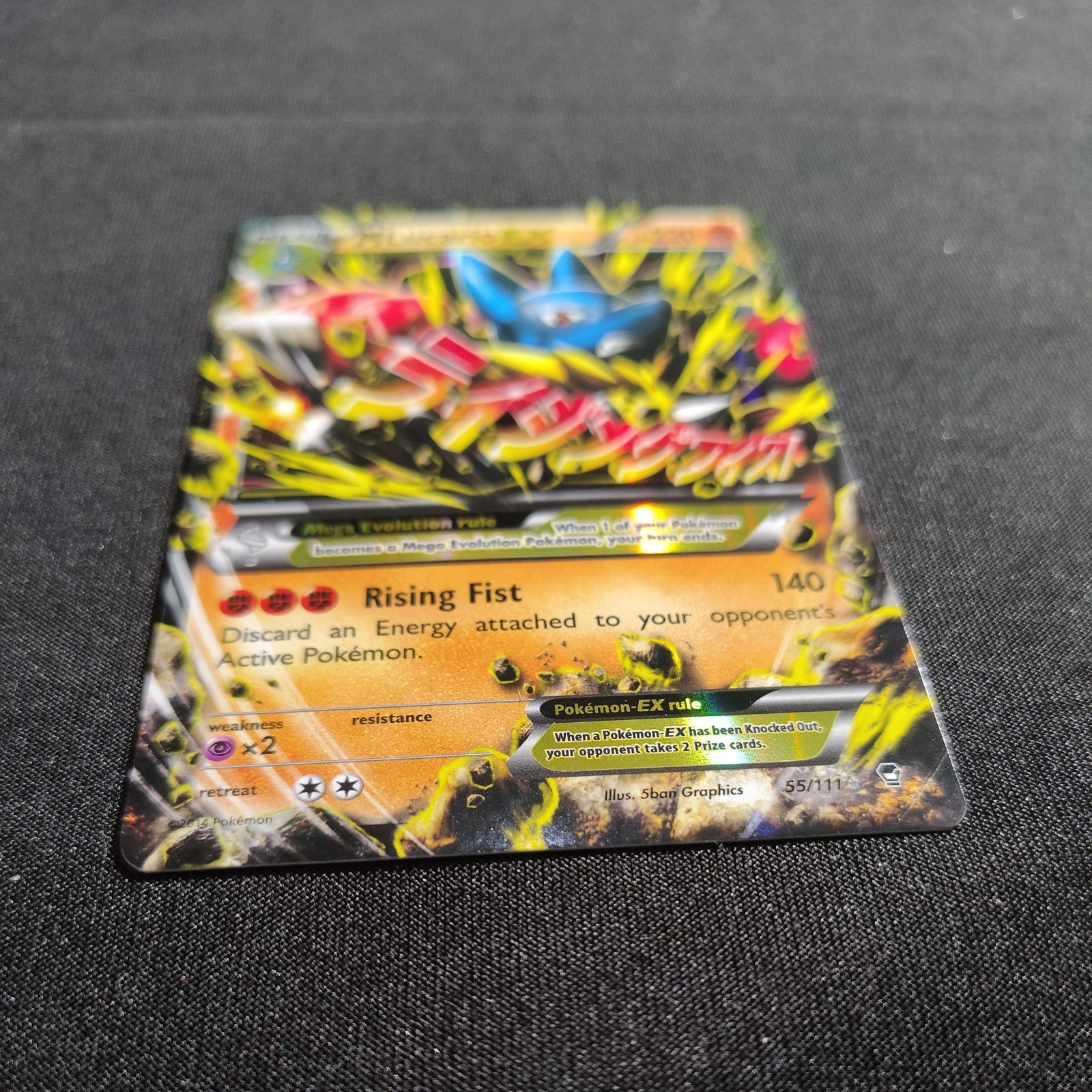 M Lucario EX 55/111 XY – Furious Fists Holo