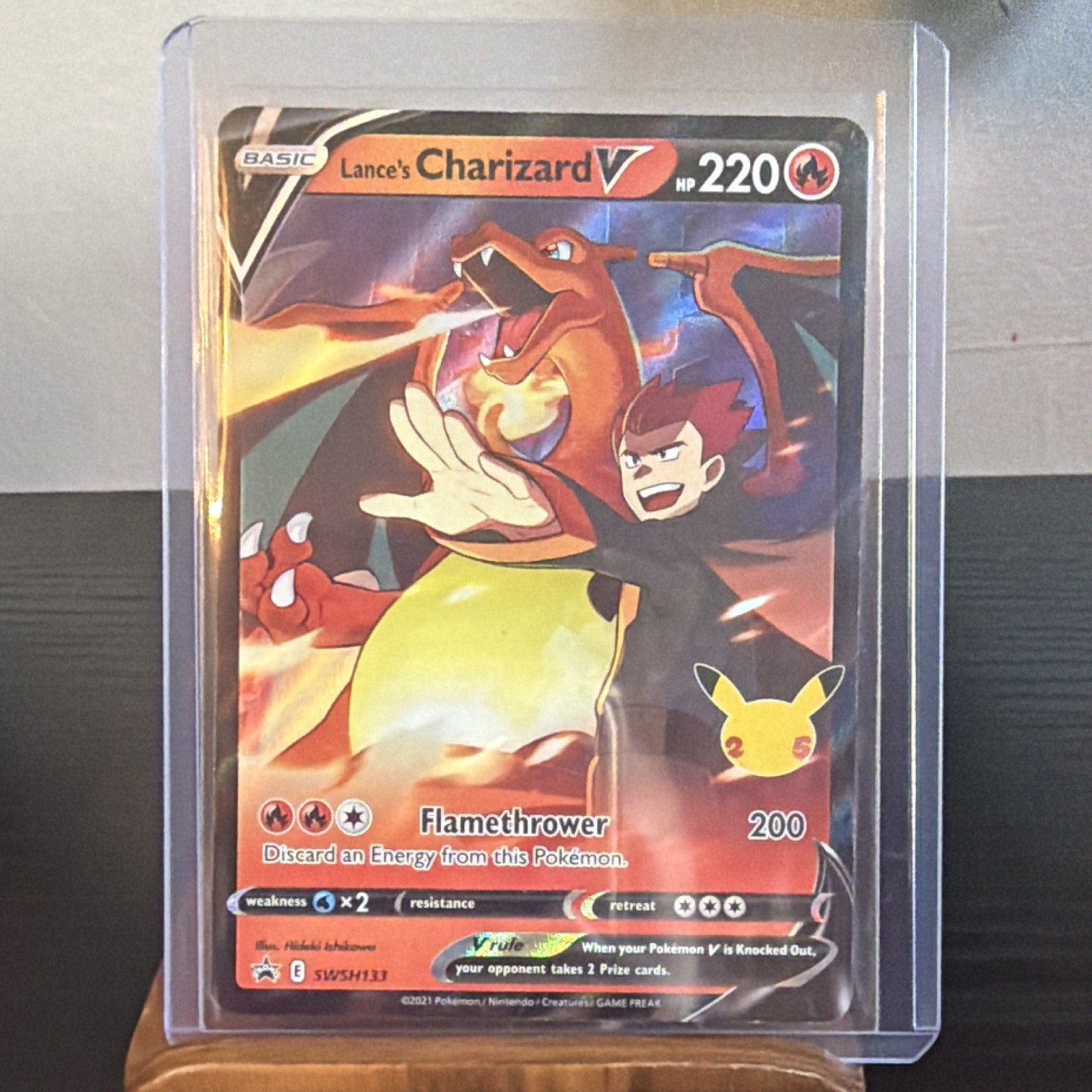 Lance’s Charizard V SWSH133 SWSH: Sword & Shield Promo Cards Holo