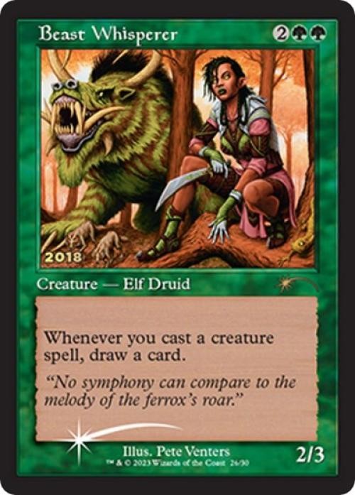 Beast Whisperer -Foil Near Mint MTG Promos: 30th Anniversary Promos