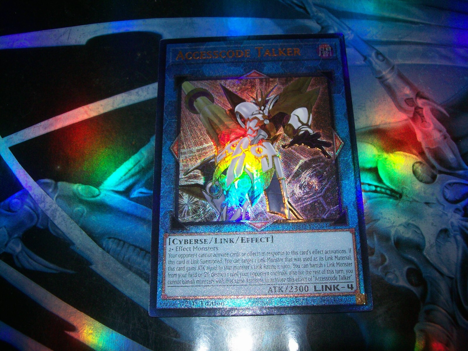Accesscode Talker 1st Edition Prismatic Ultimate Rare RA02-EN044 Yu-Gi-Oh!