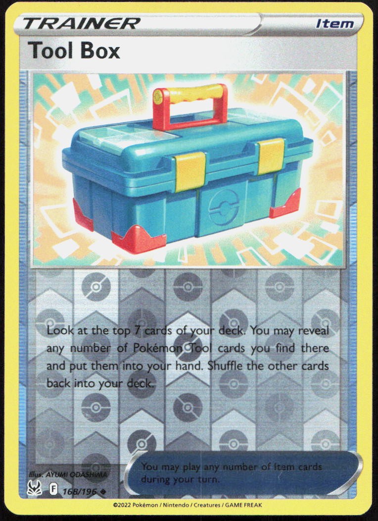 Tool Box 168/196 Uncommon Lost Origin Pokemon Reverse Holo Near Mint