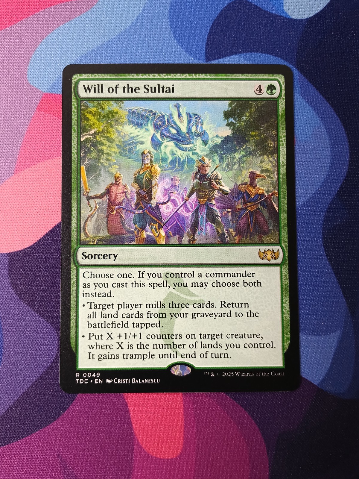 Will of the Sultai | *% Off 2+ | Tarkir: Dragonstorm | NM | MTG