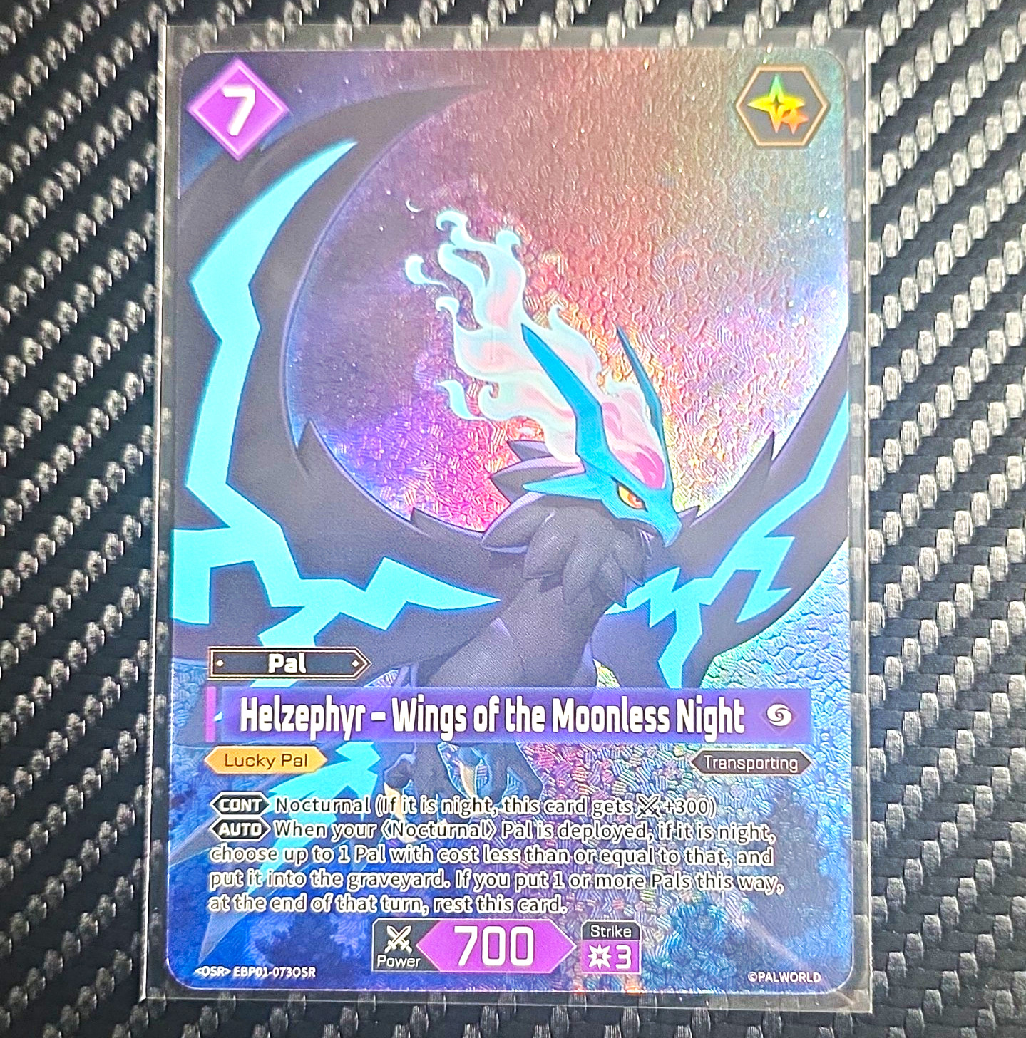 Helzephyr – Wings of the Moonless Night EBP01-0730SR SR Foil Holo 700